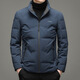 MAGIOPY light luxury high-end brand men's down jacket winter new product young and middle-aged fashionable casual short stand-up collar white duck down gray L 175
