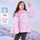 Hello Kitty Cinnamon Dog Girls' Down Jacket Children's New Three-in-One Down Liner Winter Clothing Medium and Large Children's Windproof Jacket Ski Wear Blue 110 cm