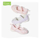Snafy Girls' Sports Shoes 2026 Spring New Little Girls Princess Shoes Soft Sole Breathable Outdoor Casual Shoes Light Elegant Purple 26 Recommended Foot Length 15.9cm