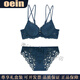 Oein, ropa interior ligera de lujo para mujer, conjunto de sujetador push-up sexy de encaje para mujer, pechos pequeños engrosados, sujetador grande para mujer, Borgoña 80B
