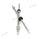 He Jiangong Solar Double-headed Double-Thread Bolt Screw Connection Fixed Photovoltaic Bracket Accessories 304 Stainless Steel Double-Thread Screw M10*200 (Drilling Tail Screw) 20 pieces
