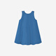 YEEHOO shopping mall same style children's clothing baby girl dress pure cotton denim vest dress summer daily children's dress medium denim blue 80 cm