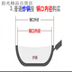 Pot lid round universal lid flat bottom large pot lid stainless steel pot lid wok lid 16-40cm 30Specifications thickened luxury stand-up style