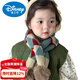 Disney baby scarf winter children 2026 new cross windproof thickened scarf for boys and girls cold-proof and warm woolen neck cover red rice blue triangle one size