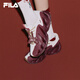 FILA VETTA Women's Shoes Yang Mi's Same Style V-Toe Shoes Dad's Shoes 2026 New Year Fashion Casual Sports Shoes Foam White/Wine Red-WR 36