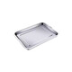 Miaopule food grade 316 stainless steel tray rectangular plate household square plate grilled fish barbecue plate iron baking pan 304 oven 32x22x2cm thickened 316 stainless steel shallow plate