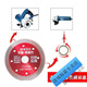Vinoa sharp tile ceramic saw blade diamond cutting blade angle grinder marble machine universal saw blade all-ceramic special 5 pieces free 2 pieces (bare piece