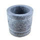 Tuojin imported quality large raw stone mortar from Germany, garlic mortar, household garlic press, garlic mortar, bluestone grinder, bluestone hand-carved vat type stone mortar with diameter 25 cm_Good Luck Lianlian