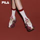 FILA VETTA Women's Shoes Yang Mi's Same Style V-Toe Shoes Dad's Shoes 2026 New Year Fashion Casual Sports Shoes Foam White/Wine Red-WR 36