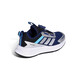 Adidas (adidas) children's shoes 2026 spring boys' children's rotating button HABU small and big children's comfortable casual sports shoes KI4127 KI4127 dark blue/white/black 30 yards/11.5k/foot length 18cm
