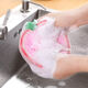 Shantou Lincun dishcloth kitchen cleaning sponge wipe decontamination scouring pad cartoon fruit brush pot magic sponge cantaloupe decontamination