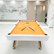 Holladi American pool table for home indoor standard black eight billiards hall commercial adult billiards hall special custom billiard table 7-foot MDF board-three-in-one-ball pick-up style. Consult customer service to customize the color of the table body and billiards.