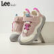 Lee children's shoes spring new children's breathable running shoes girls outdoor sports shoes anti-skid shoes for boys pink 28 recommended foot length 173mm
