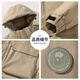 CHOCOOLATE it American trendy brand workwear hooded casual versatile cotton coat winter new thickened warm couple's jacket military green M recommended 100-120Jin Jin equals 0.5 kg