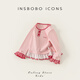 INSBOBO Girls T-shirt 2026 Spring Clothes Baby Tops New Bottoming Shirt Children's Style Long Sleeve Children's Clothing Pink 80