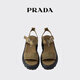 PRADA/Prada gift women's canvas sandals shoes army green 37
