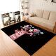 Fantasy Girl Heart Pink Carpet for Bedroom Machine Washable Rectangular Blended Floor Mat Living Room Foyer Household Carpet A+ Fortune Deer 3D 50x160 cm Promotion