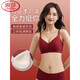 LangSha Year of the Horse red underwear set small breast push-up comfortable seamless bra for women 2026 new animal year wedding bride underwear + underwear gift box set S 80-95Jin Jin equals 0.5 kg