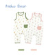 Nido Bear summer new baby jumpsuit baby clothes short-sleeved vest men's and women's pajamas bamboo fiber jungle deer 66cm