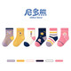 Niduoxiong Children's Socks Winter Cotton Socks Cute Baby Socks Boneless Socks for Girls Spring and Autumn Six Pairs AW2426 Spring and Autumn Style 6 Pairs June-December (Suitable for Feet Length 9-11cm)