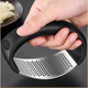 Yusenyi Garlic Press Stainless Steel Household Garlic Press Ring-shaped Garlic Pounding Artifact Garlic Beating Garlic Minced Garlic Tool 1 Convenient and Practical