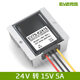 24V to 15V5A8A10A15A20A25A power converter 15V step-down module DC buck converter waterproof 24V to 15V 5A