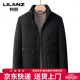 LILANZ Short Stand Collar Down Jacket White Duck Down Lightweight Jacket 2026 Winter New Lapel Men's Casual Dad Wear Khaki L
