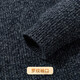 Rich 100% pure sheep wool 540G sweater winter men's thickened warm sweater with round neck men's wool sweater for men