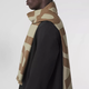 BURBERRY Burberry scarf with large logo, wool jacquard shawl, tassel warm scarf for men and women, brown 80571481