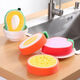 Shantou Lincun dishcloth kitchen cleaning sponge wipe decontamination scouring pad cartoon fruit brush pot magic sponge cantaloupe decontamination