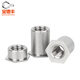 Baodefeng 304 stainless steel hexagonal through hole pressure riveting stud pressure riveting nut column pressure riveting parts outer diameter M2M2.5M3M4M5M6 M2x4 (bottom hole 4.2) 50 pieces