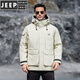 JEEP SPIRIT Jeep новая мужская пуховая куртка осень-зима утолщенная с капюшоном уличная холодная куртка мужская черная M