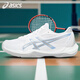 Asics badminton shoes men's new lightweight breathable shock-absorbing professional sports shoes training shoes GEL-ROCKET 12 white/grey-104 40.5