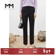 Mai Meng Shopping Mall Mai Meng 2022 Autumn New Style Suit Striped Lapel Jacket Pants Women Dark Navy Pants 599C250221-1 S 155/80A (110 Jin Jin is equal to less than 0.5 kg)