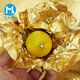 Wing Fantasy German imported quality golden tin foil wrapping paper fruit waterproof paper large roll especially suitable for grapefruit packaging golden tin foil paper 1 roll