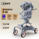 Maruya T6plus second generation baby stroller folding lightweight baby two-way stroller Platinum Series Platinum Knight