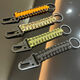 OTHER outdoor military fans tactical equipment nylon paracord keychain buckle hook beak belt carabiner backpack hook black 10cm