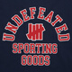UNDEFEATED Five Stripes official spring new product back monogram pattern short-sleeved T-shirt Navy XL