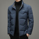 MAGIOPY light luxury high-end brand men's down jacket winter new product young and middle-aged fashionable casual short stand-up collar white duck down gray L 175