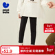 Mini Bala mini parent-child parent-child wear girls pants autumn and winter high waist leggings black 90001 100
