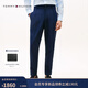 Tommy Hilfiger【吸湿速干】26春夏新款男装通勤小格纹可打包锥形休闲长裤 深蓝色DCA 31