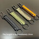 OTHER outdoor military fans tactical equipment nylon paracord keychain buckle hook beak belt carabiner backpack hook black 10cm
