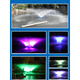 Fountain aerator, colorful lights, fountain aerator, park solar fountain landscaping, water pump, pond aerator, electric box + micro time control switch