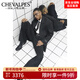 CHEVALPES国际一线品牌大廓形羊毛混纺条纹精裁西装套西套装全性别 西裤 XL 3码