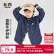 Zuoxi Boys' Shirt Children's Padded Denim Jacket Light Warm Autumn and Winter Cotton Clothes 2025 New Winter Tops for Boys Dark Denim Color Spring and Autumn Style Not Easily Deformed Wear-Resistant 170 Recommended Height Around 170cm