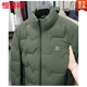 Hengyuanxiang Winter Men's Short Down Jacket Korean Style Thickened Warm Fashionable Stand Collar Sports Windproof New Winter Jacket Men Green L