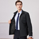 Shanshan three-proof fabric New Year's jacket men's spring and autumn business casual commuting stand collar comfortable men's clothing