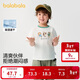 Balabala children's clothing boys short-sleeved children's t-shirt baby tops 2025 summer clothing cartoon cool 208225117111