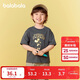 Balabala children's clothing children's short-sleeved T-shirt 2025 boys and girls summer parent-child tops 208225117225