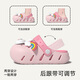 SEVEN ONLY OLINE Little White Rabbit Children's Croc Shoes Girls' Summer Soft-soled Non-slip Non-slip Phthalene-free Baby Little Girls' Baby Slippers for Outerwear Green Frog 16 cm Inner Length Foot Length 15.5-16cm Wear